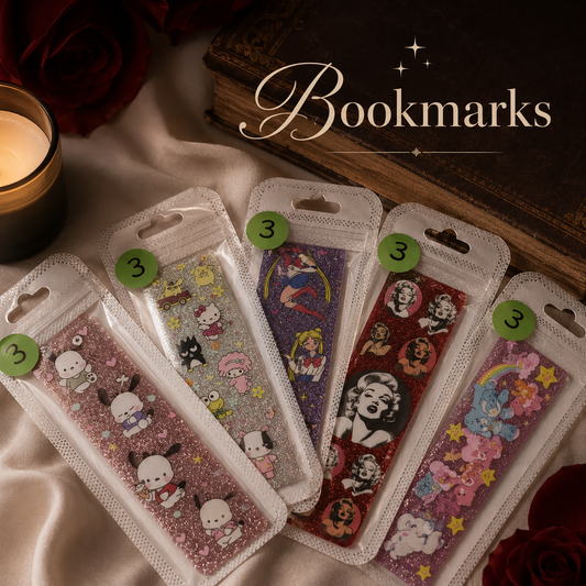 Glitter Bookmark — Mystery Vibe Pick