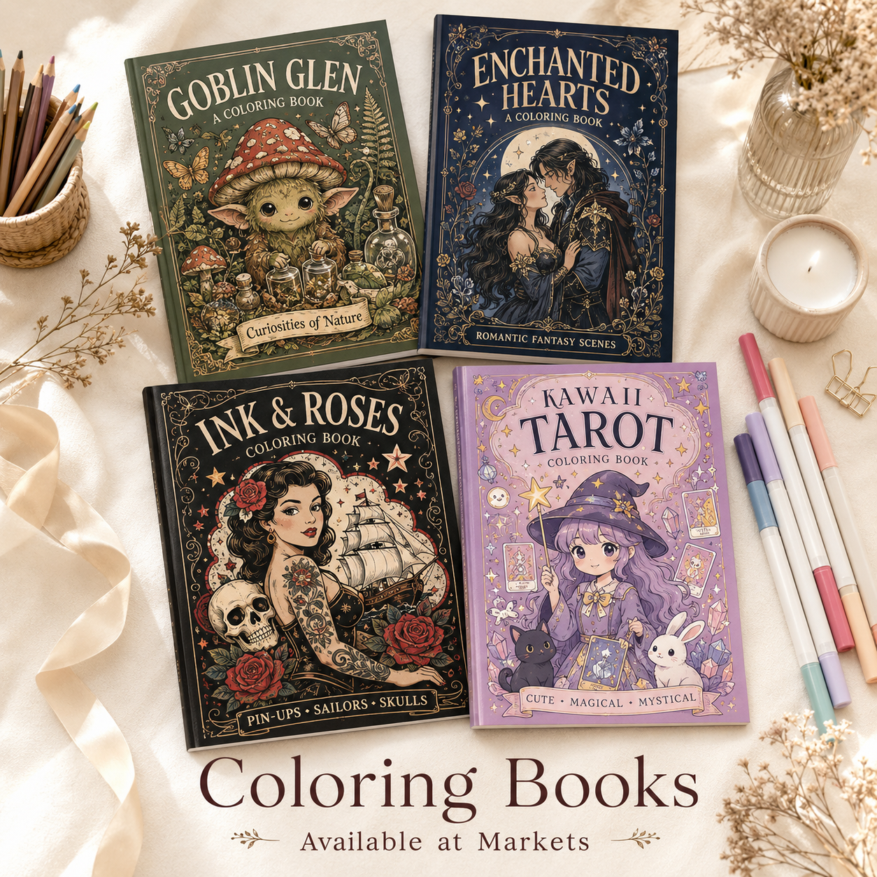Coloring Books — Market Exclusive